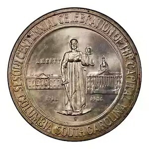 1936-S コロンビア記念シルバー ハーフダラー PCGS MS-67+ CAC