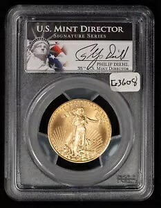 2013 G$25 1/2 オンス ゴールド アメリカン イーグル - フィリップ ディール ラベル - PCGS MS 70 - G3608