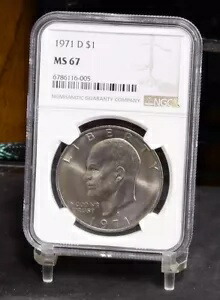1971-D アイゼンハワー ドル - NGC MS67 (#48670-L)