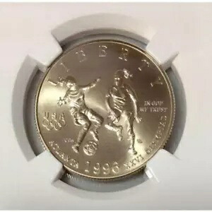 1996 S サッカー ハーフダラー NGC MS70 ***Rev Tye のコイン スタッシュ*** #000389