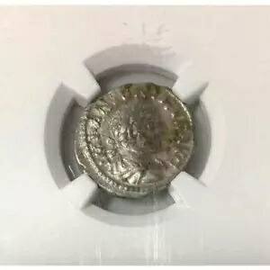 ローマ帝国エラガバルス、AD 218-222 NGC VF ***Rev Tye\'s Stache*** #7020