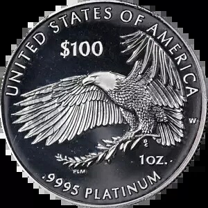 2019-W プラチナ アメリカン イーグル $100 PCGS PR70 DCAM リバティ ファースト ストライク ラベル|WORLD RESOURCE【KING店】
