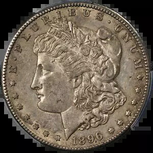 1896-S モーガン シルバー ダラー PCGS AU55+ ナイス アイ アピール ストロング ストライク｜WORLD RESOURCE【KING店】