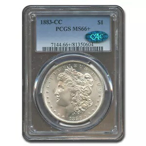 1883-CC モルガン ドル MS-66+ PCGS CAC|WORLD RESOURCE【KING店】