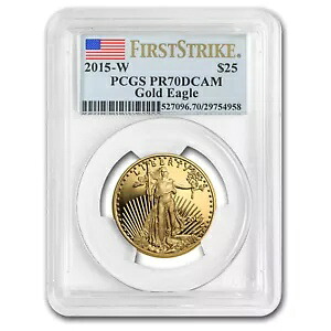 2015-W 1/2 オンス プルーフ アメリカン ゴールド イーグル PR-70 PCGS (FirstStrike?)|WORLD RESOURCE【KING店】