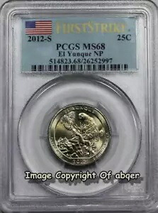2012 S EL YUNQUE クォーター NP PCGS MS68 ファースト ストライク ビジネス ストライク レア MS 68 FS|WORLD RESOURCE【KING店】