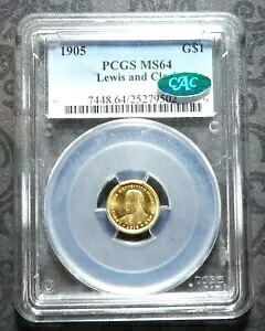 1905 ルイス & クラーク ゴールド ダラー PCGS MS64 CAC 認定|WORLD RESOURCE【KING店】