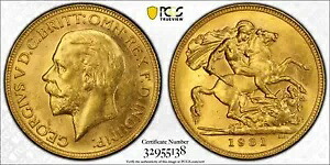 オーストラリア レア 1931 M メルボルン ゴールド ソブリン コイン PCGS MS63 Choice Unc #5138｜WORLD RESOURCE【KING店】