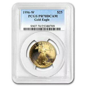 1996-W 1/2 オンス プルーフ アメリカン ゴールド イーグル PR-70 PCGS|WORLD RESOURCE【KING店】