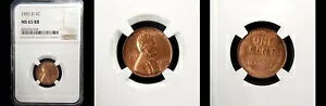 1931-D 1C NGC MS65RB-PQ リンカーン ウィート セント---｜WORLD RESOURCE【KING店】