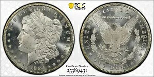 1884-CC $1 シルバー モルガン ドル PCGS MS 66PL #9431｜WORLD RESOURCE【KING店】