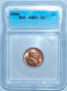 1954 P ICG MS67RD レッド リンカーン セント｜WORLD RESOURCE【KING店】