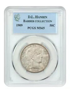 1909 50C PCGS MS65 例: D.L.ハンセン｜WORLD RESOURCE【KING店】
