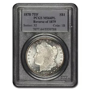 1878 モルガン ドル MS-64 PCGS (PL)｜WORLD RESOURCE【KING店】 684,200円