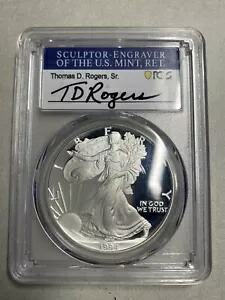 1994 P- アメリカン シルバー イーグル- PCGS- PR70DCAM- T.D. ロジャース- 人口 63｜WORLD RESOURCE【KING店】 689,040円