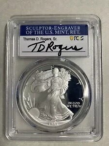 1993 P- アメリカン シルバー イーグル- PCGS- PR70DCAM- T.D. ロジャース- 人口 48|WORLD RESOURCE【KING店】