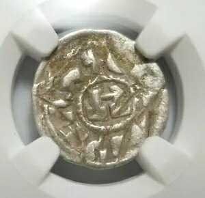 ヘンリー (エンリコ) イタリア NGC AU 58 ルッカ シルバー デニール テンプル騎士団 神聖十字軍｜WORLD RESOURCE【KING店】