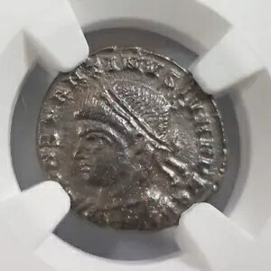 コンスタンティヌス 2 世 ローマ帝国 BI Nummus AE3/4 NGC Ch AU 古代 Epfig Hoard Caesar｜WORLD RESOURCE【KING店】