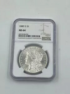 1880-S モーガン シルバー ダラー - NGC MS64｜WORLD RESOURCE【KING店】