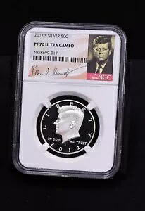 2012-S シルバー ケネディ ハーフダラー - NGC PF67 ウルトラ カメオ (#50939-L)｜WORLD RESOURCE【KING店】