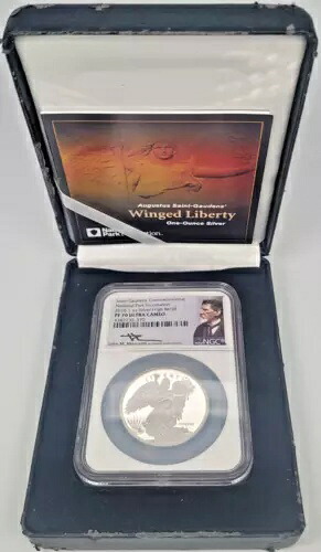 2016 St Gaudens Commem 1oz シルバー ハイ レリーフ プルーフ NGC PF70 UC Mercanti Sig NPF｜WORLD RESOURCE【KING店】