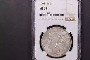 1903 モーガン シルバー ダラー、NGC グレード MS63。ストア番号08888｜WORLD RESOURCE【KING店】
