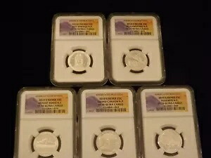 2010-S クォーター シルバー 5 コイン セット NGC PF 70|WORLD RESOURCE【KING店】