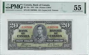 1937 BOC BC-25c、$20 コイ/トウ SN# J/E 1207056 PMG 55｜WORLD RESOURCE【KING店】