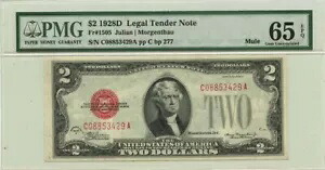 1928D $2 法定通貨ノート ミュール Fr# 1505 PMG ジェム 65 EPQ｜WORLD RESOURCE【KING店】