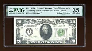 DBR 1928-B $20 DGS FRN ミネアポリス Fr. 2052-Idgs PMG 35 シリアル I03040302A|WORLD RESOURCE【KING店】