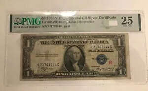 1935-a RED R 1 ドル銀証明書、PMG VF25｜WORLD RESOURCE【KING店】