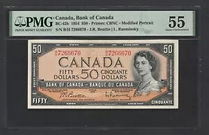 カナダ 50 ドル 1954 BC-42b 未流通について｜WORLD RESOURCE【KING店】 117,700円