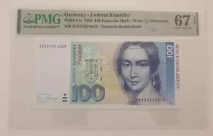 ドイツ 100 マーク 1989 PMG 67 EPQ｜WORLD RESOURCE【KING店】