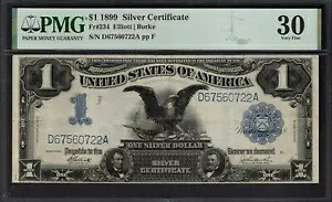 1899 $1 シルバー証明書ブラック イーグル ノート PMG 30 Fr.234 商品番号 2087164-009|WORLD RESOURCE【KING店】