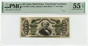 第 3 発行 50 セント端数通貨 1 表面 Fr# 1326 PMG AU55 EPQ｜WORLD RESOURCE【KING店】