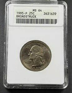 1995年 P ワシントン クォーター ANACS MS64 良品 コイン（大）