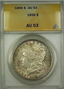 1896年 モルガン銀貨 1ドル硬貨 ANACS AU-53 57,420円