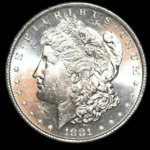 1881-S モルガン・ダラー(MS 63-ANACS)