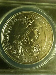 2010年 イギリス 1オンス シルバー ブリタニア ANACS MS70 2ポンド