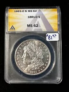 1881 O モルガン・ダラー ANACS MS 62 272