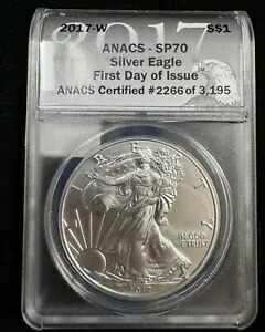 2017 W シルバーイーグル ANACS - SP70