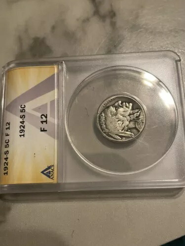 1924年製 Anacs F 12 バッファローニッケル アンダーグレード? 格安送料無料