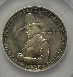 ピルグリム 1920 50C ANACS AU53 - (464)