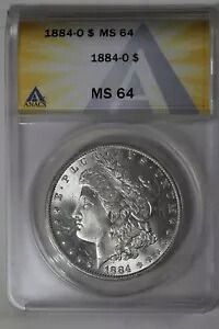 1884-O 1.00 ANACS MS64 モーガン シルバー ダラー、ミス リバティ ヘッド｜WORLD RESOURCE【KING店】 75,020円