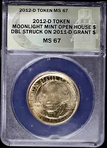 2012 D トークン ダン カー ムーンライト ミント オープンハウス $ O/S グラント ドル ANACS MS67