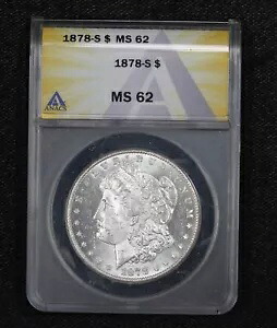 1878-S モルガン ドル ANACS MS-62 234H｜WORLD RESOURCE【KING店】