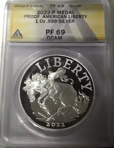 2022-P??ANACS-PF69 ??Am Liberty 1オンス シルバー??ANACS人口でわずか21????｜WORLD RESOURCE【KING店】