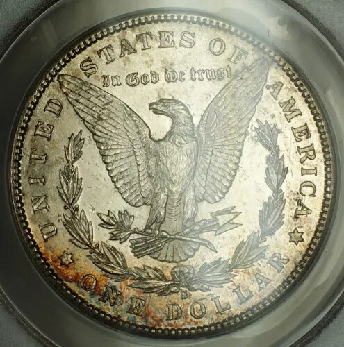 1890-S モーガン シルバー ダラー 1 ドル、ANACS MS-60 詳細クリーニング済み (プルーフ ライク PL)｜WORLD RESOURCE【KING店】 138,050円