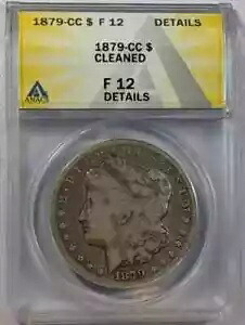 1879 CC モーガン シルバー ダラー ANACS F-12 クリーニング済み|WORLD RESOURCE【KING店】