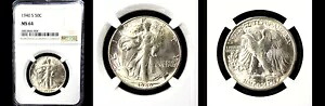 1940-S 50C NGC MS64- PQ ウォーキング リバティ 半分